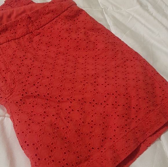 Merona Red Eyelet Shorts - Picture 4 of 5